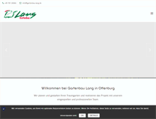 Tablet Screenshot of gartenbau-lang.com